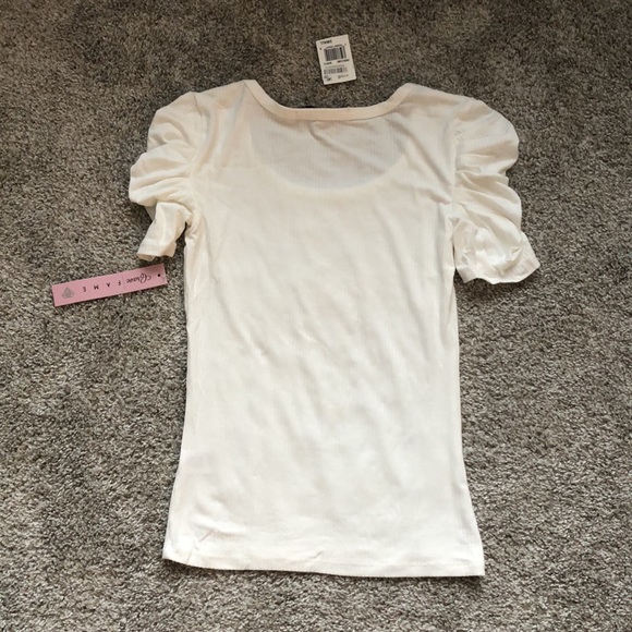 NEW Crave Fame Ribbed Puff Sleeve Shirt - Picture 6 of 6